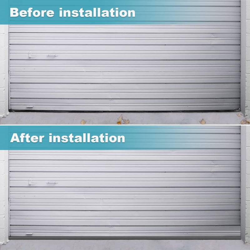Earthtec 3" Garage Door Bottom Seal Weatherstrip in Grey - 1/4" T Style - All Widths (18' Wide Door) - Image 5